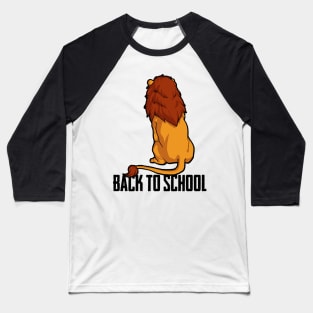 Lion - Back To School Baseball T-Shirt